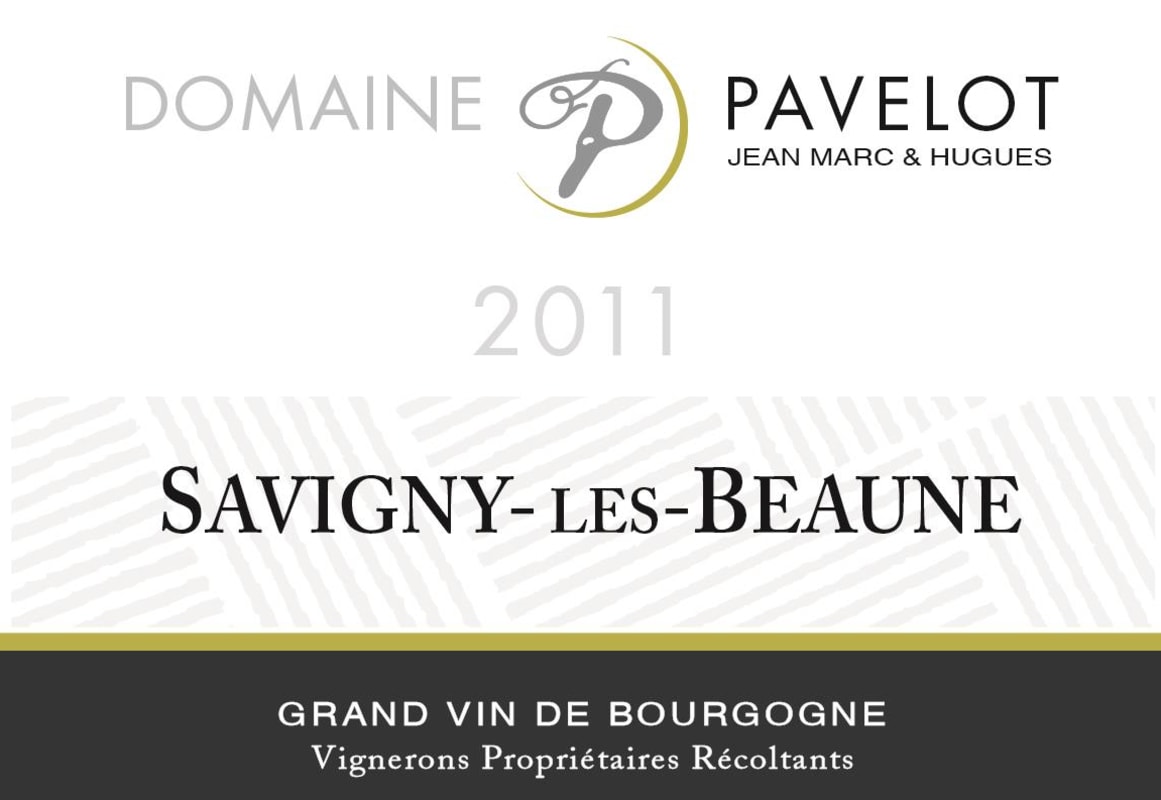 Domaine Pavelot Savigny-les-Beaune Blanc 2011 Front Label