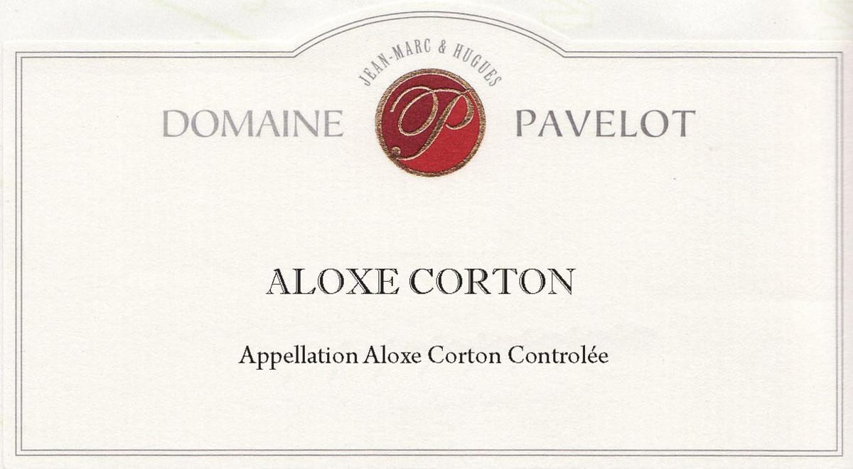 Domaine Pavelot Aloxe Corton 2011 Front Label