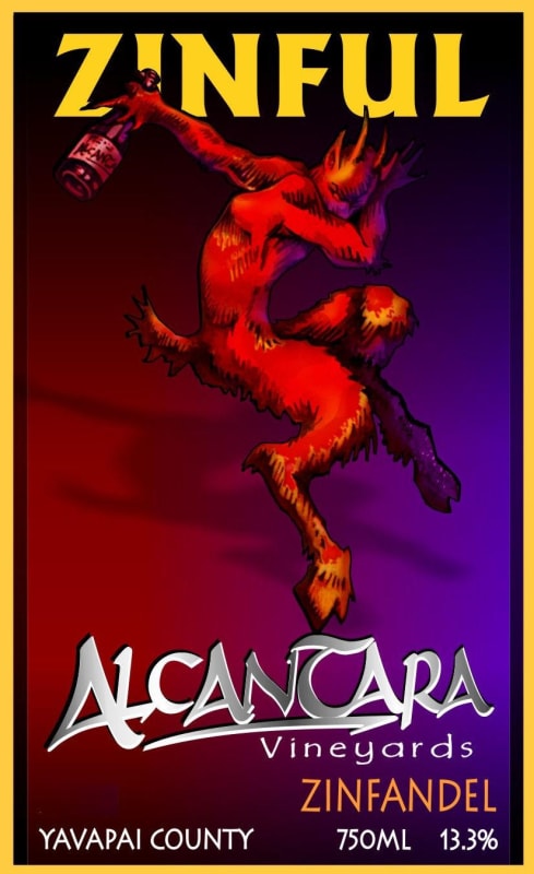 Alcantara Vineyard Zinfandel 2013 Front Label