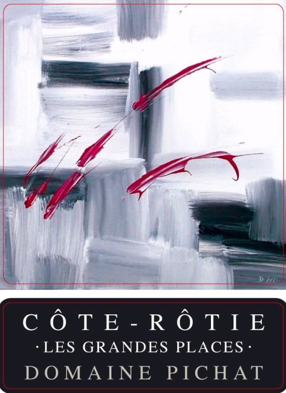 Domaine Pichat Cote Rotie Les Grandes Places 2012 Front Label