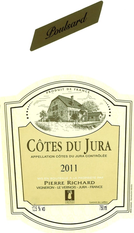 Domaine Pierre Richard Cotes du Jura Poulsard 2011 Front Label