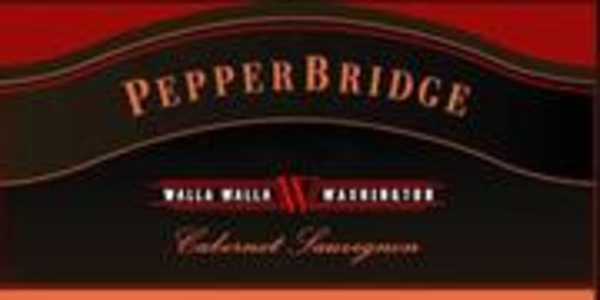 Pepper Bridge Winery Cabernet Sauvignon 1998 Front Label
