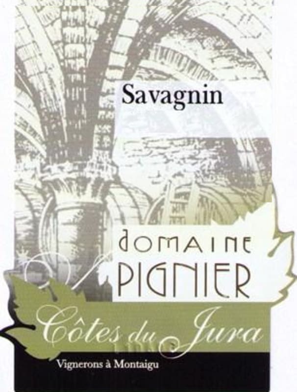 Domaine Pignier Cotes du Jura Savagnin 2012 Front Label