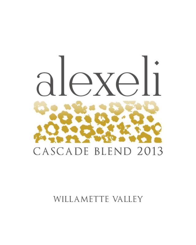 AlexEli Vineyard & Winery Cascade Blend 2013 Front Label