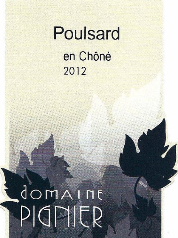 Domaine Pignier Cotes du Jura Poulsard 2012 Front Label