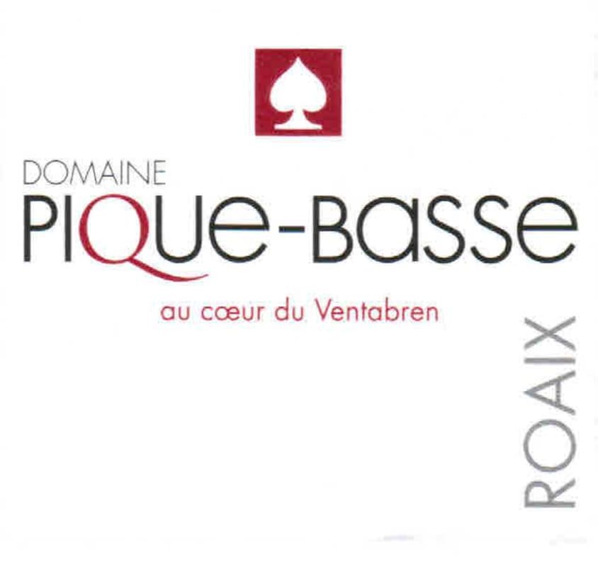 Domaine Pique-Basse Cotes du Rhone Villages Roaix Au Coeur du Ventabren 2012 Front Label