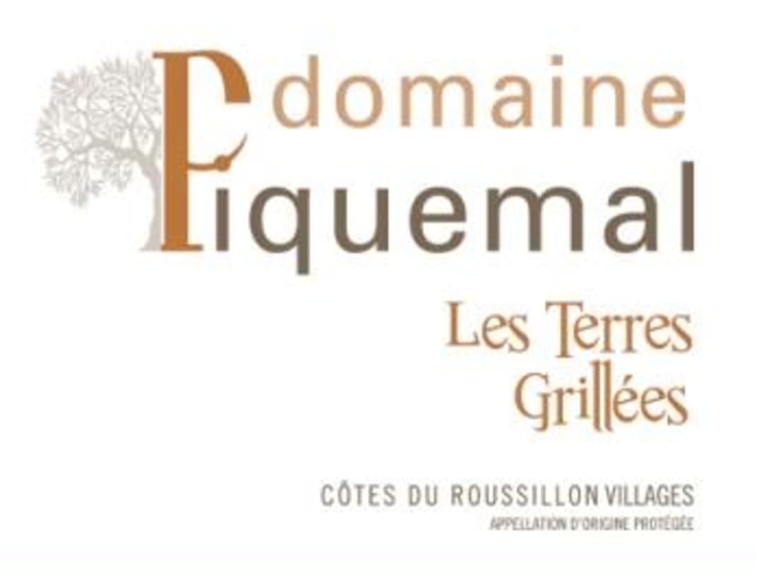 Domaine Piquemal Cotes du Roussillon Villages Les Terres Grillees 2013 Front Label