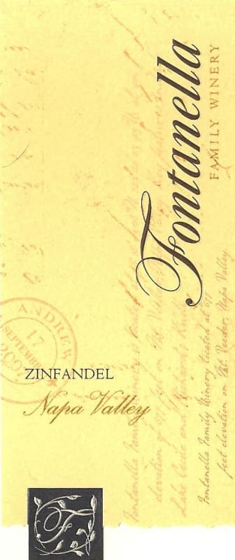 Fontanella Family Winery Zinfandel 2011 Front Label