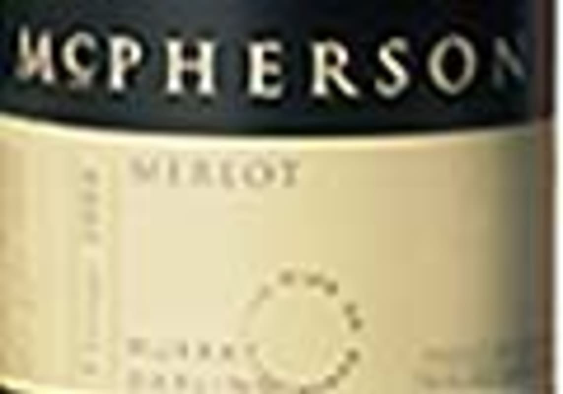 McPherson Merlot 2000 Front Label
