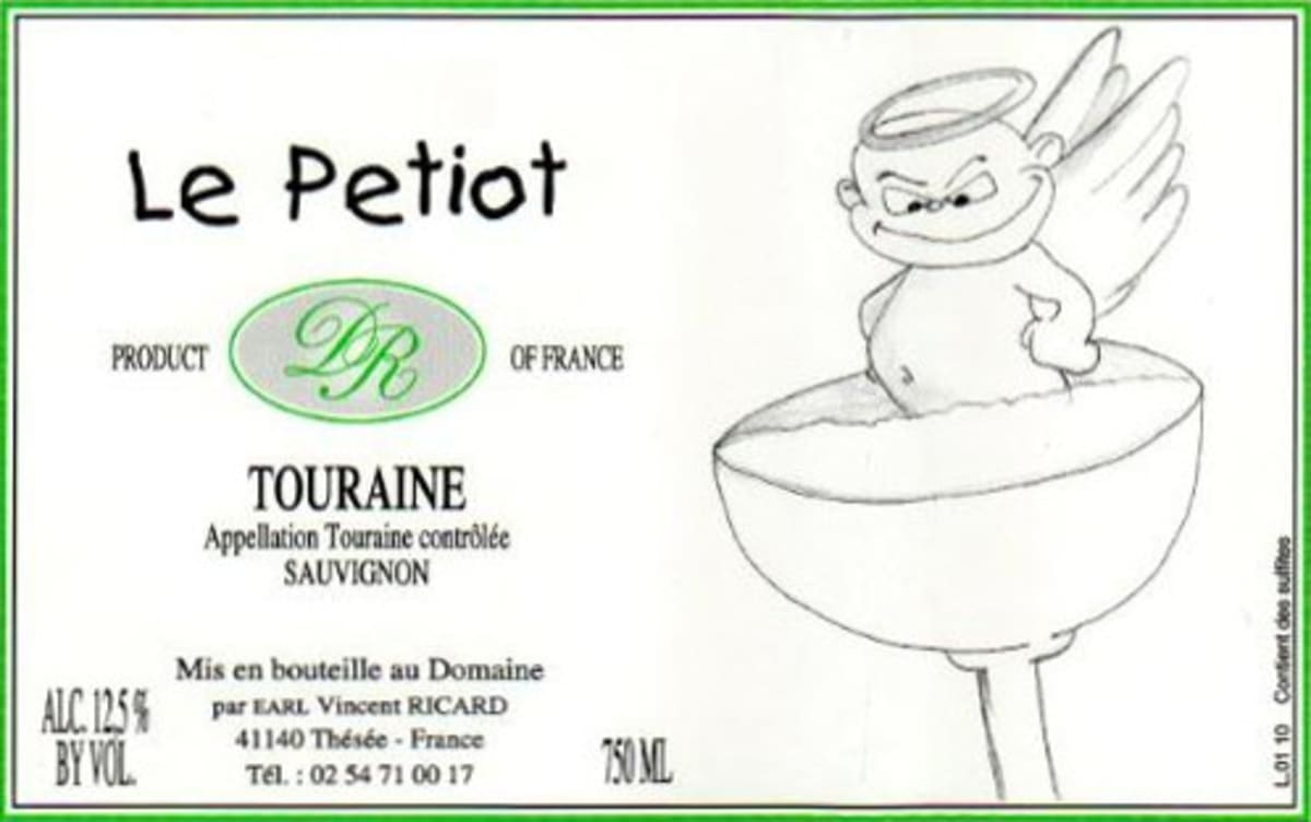 Domaine Ricard Touraine Le Petiot 2014 Front Label