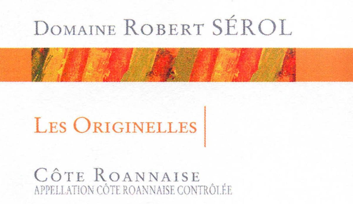 Domaine Robert Serol Cote Roannaise Les Originelles 2012 Front Label