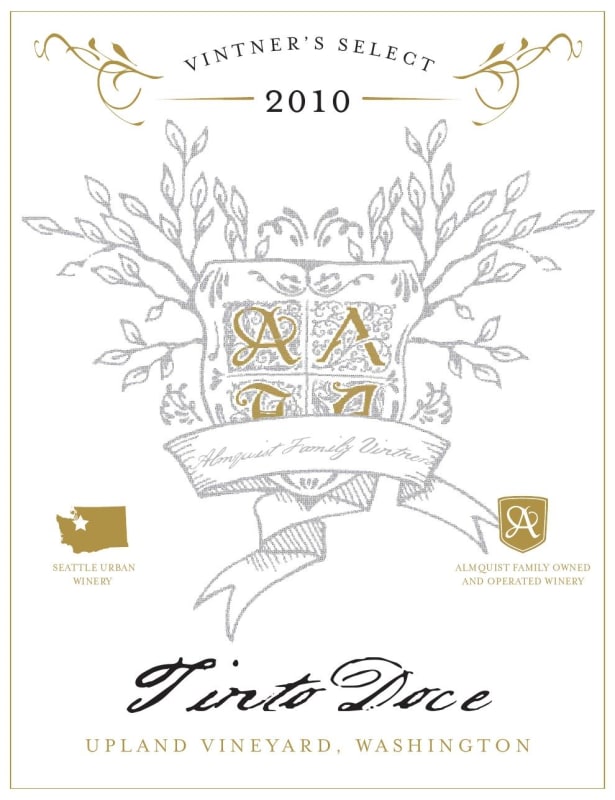 Almquist Family Vintners Tinto Doce 2010 Front Label