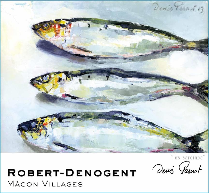 Domaine Robert-Denogent Macon Villages 2013 Front Label