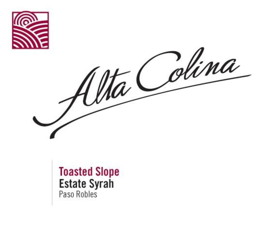 Alta Colina Toasted Slope Syrah 2010 Front Label