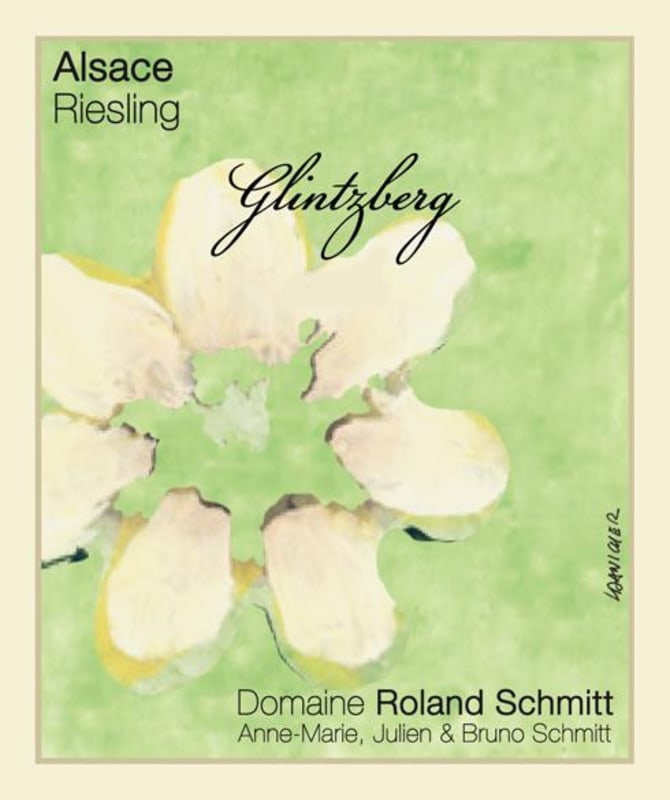 Domaine Roland Schmitt Glintzberg Riesling 2015 Front Label
