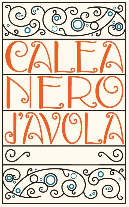 Calea Nero d'Avola 2016 Front Label