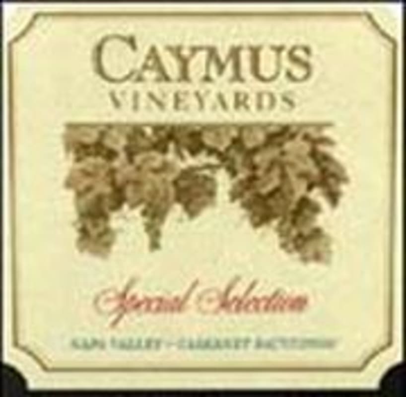 Caymus Special Selection Cabernet Sauvignon 1986 Front Label