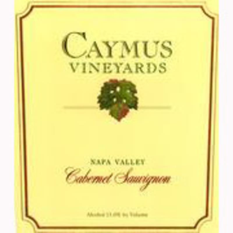 Caymus Napa Valley Cabernet Sauvignon (bin soiled) 1996 Front Label