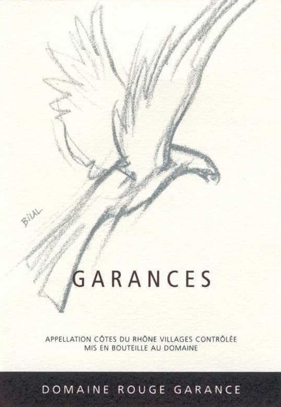 Domaine Rouge Garance Cotes du Rhone Villages Garances 2005 Front Label