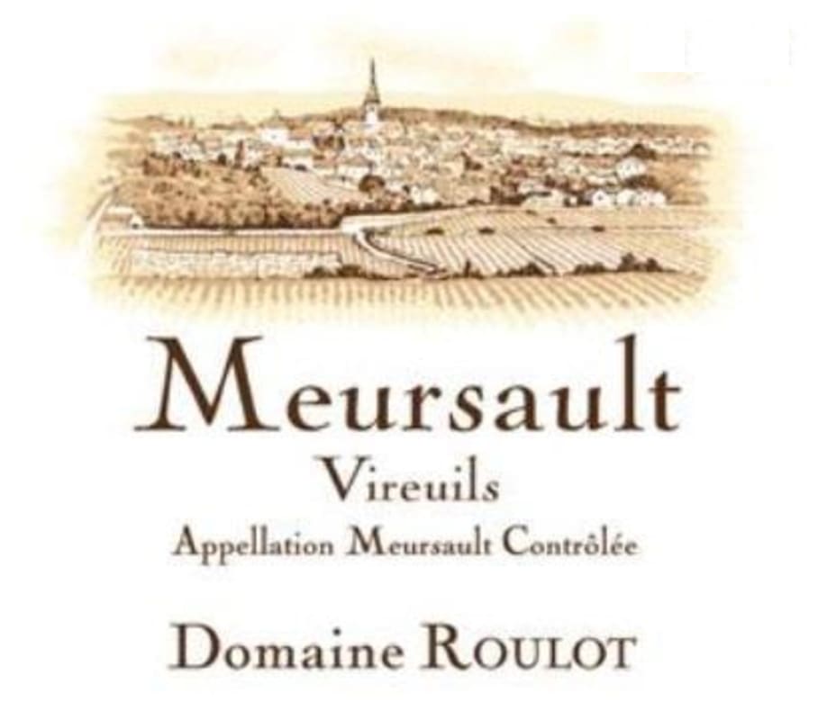 Domaine Roulot Meursault Vireuils 2010 Front Label