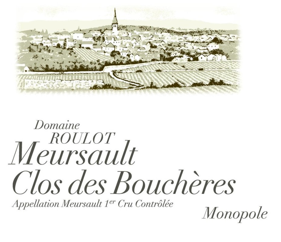 Domaine Roulot Meursault Clos des Boucheres Premier Cru Monopole 2012 Front Label