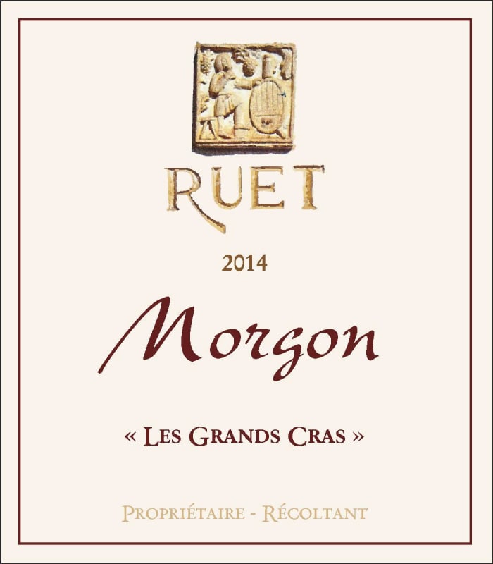 Domaine Ruet Morgon Les Grands Cras 2014 Front Label
