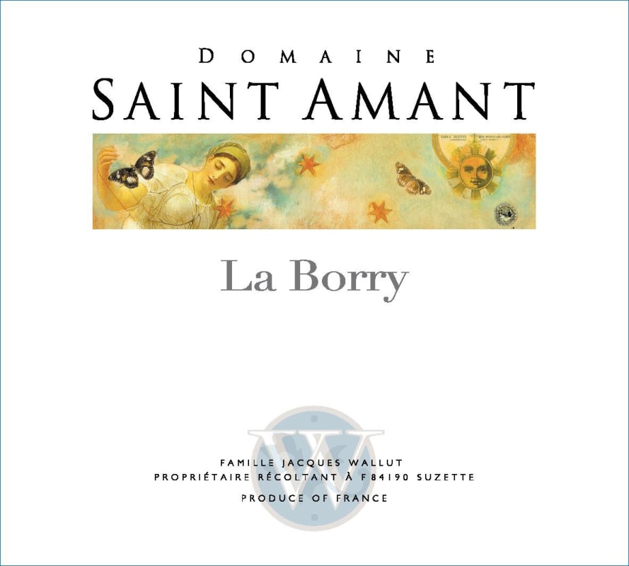 Domaine Saint Amant Cotes du Rhone La Borry Blanc 2015 Front Label