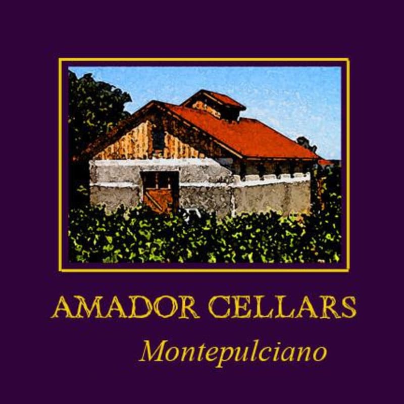 Amador Cellars Montepulciano 2013 Front Label