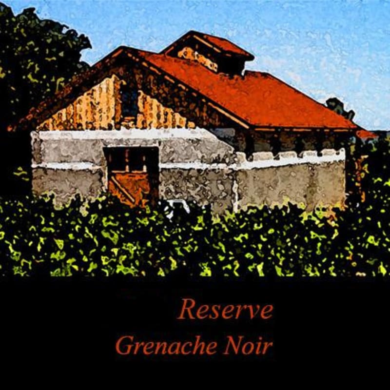 Amador Cellars Grenache Reserve 2012 Front Label