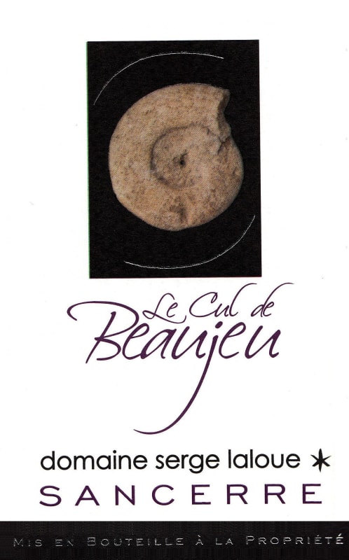 Domaine Serge Laloue Sancerre Le Cul de Beaujeu 2015 Front Label