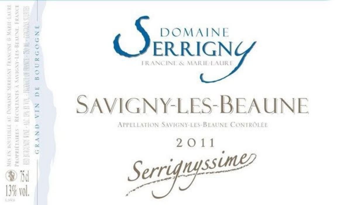 Domaine Serrigny Savigny-les-Beaune Serrignyssime 2011 Front Label