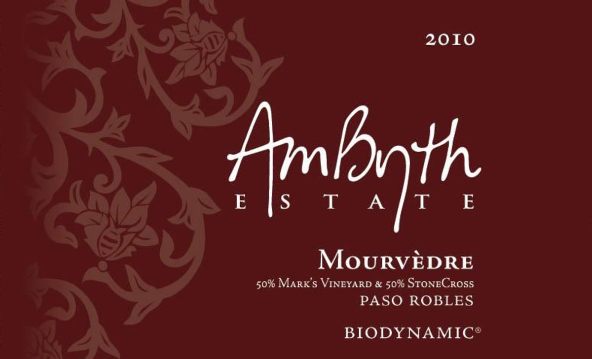 Ambyth Estate StoneCross & Mark's Vineyard Mourvedre 2010 Front Label
