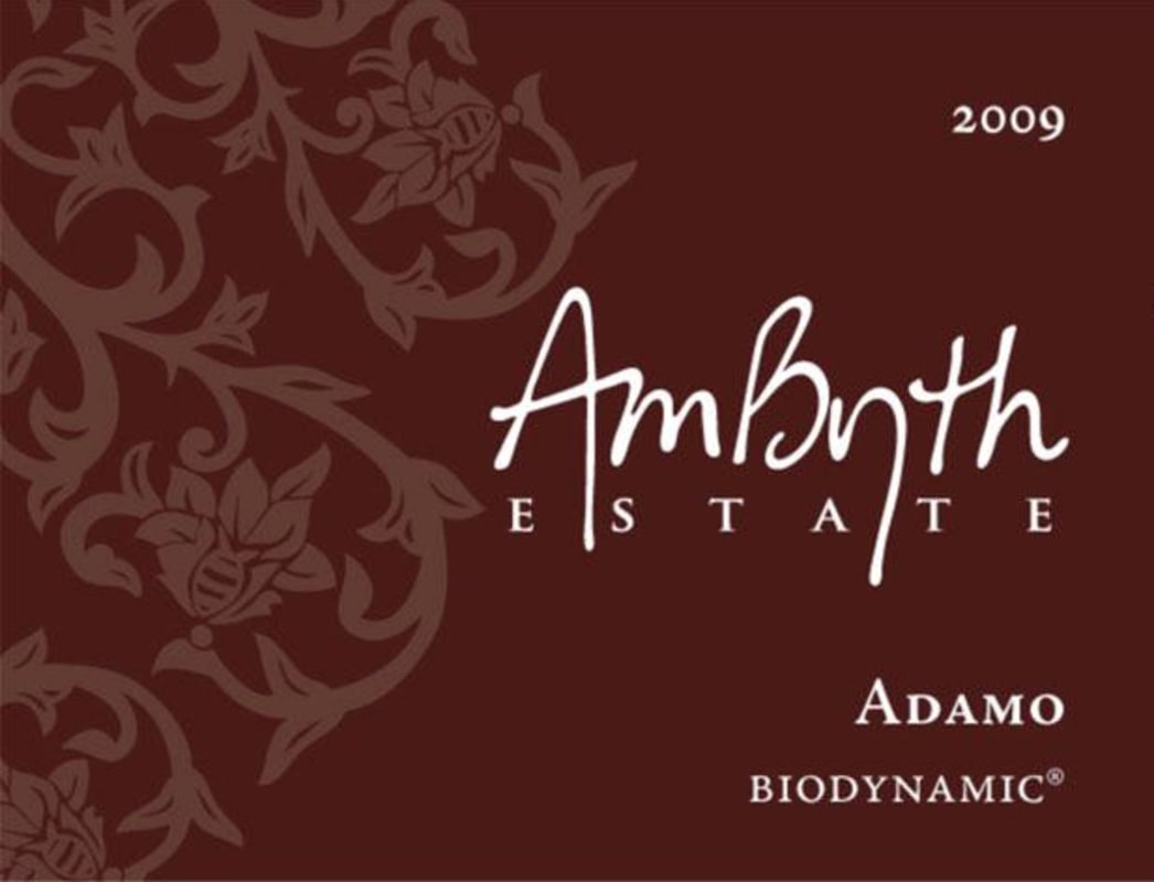 Ambyth Estate San Luis Obispo County Adamo 2009 Front Label