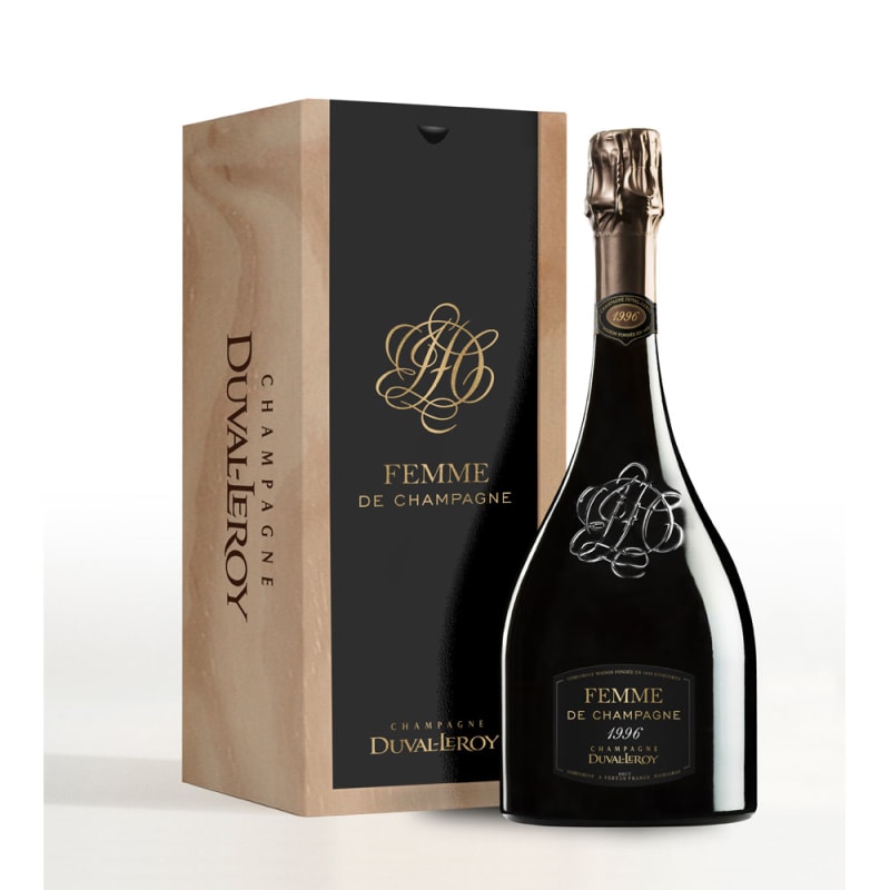 Duval-Leroy Femme de Champagne in Wood Gift Box 1996 | Wine.com