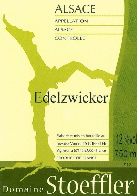 Domaine Stoeffler Edelzwicker 2014 Front Label