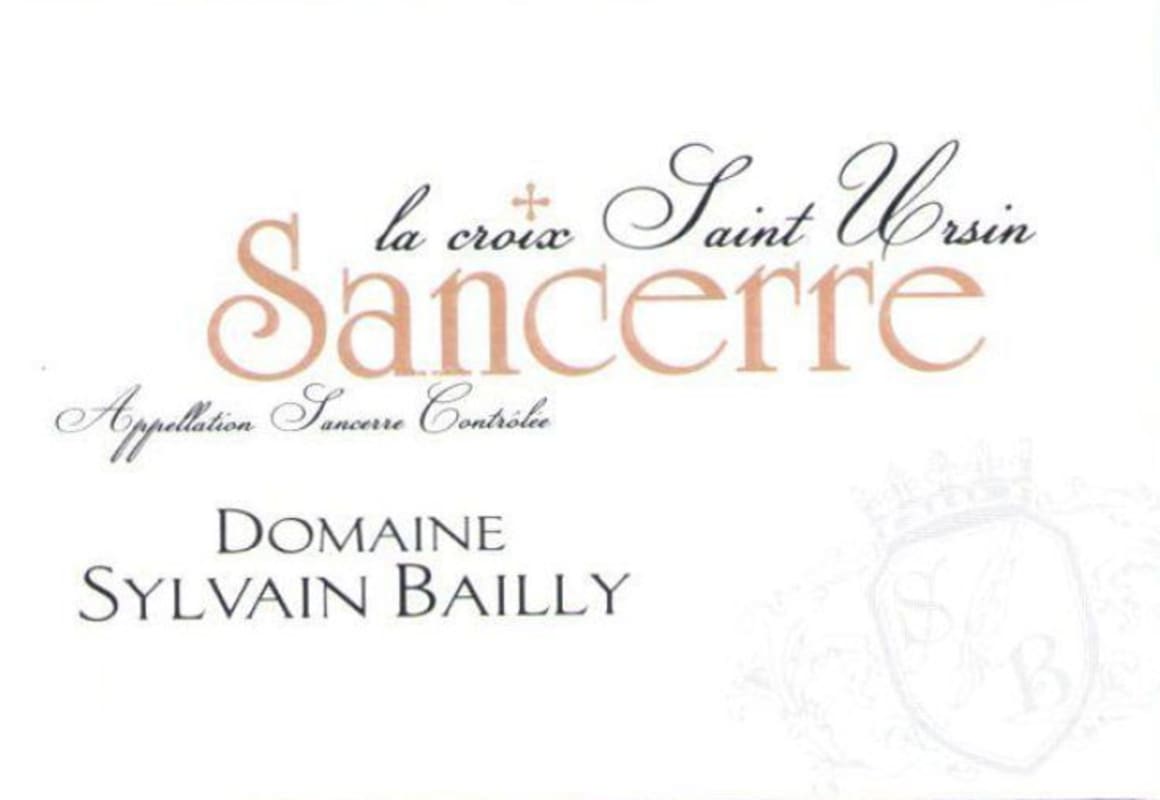 Domaine Sylvain Bailly Sancerre La Croix Saint Ursin 2013 Front Label