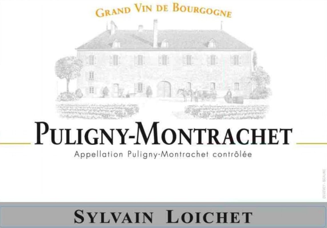 Domaine Sylvain Loichet Puligny-Montrachet 2012 Front Label