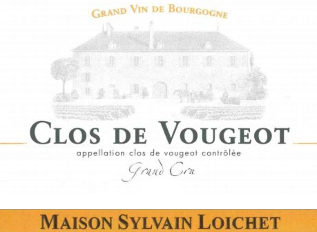 Domaine Sylvain Loichet Clos de Vougeot Grand Cru 2008 Front Label