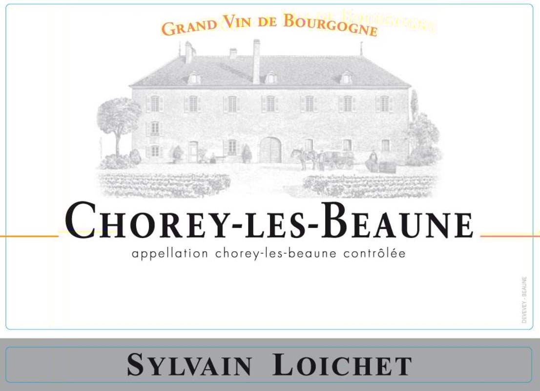 Domaine Sylvain Loichet Chorey-les-Beaune Rouge 2013 Front Label