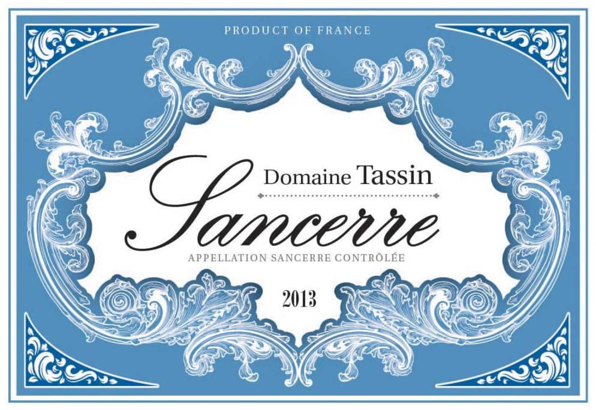 Domaine Tassin Sancerre 2013 Front Label