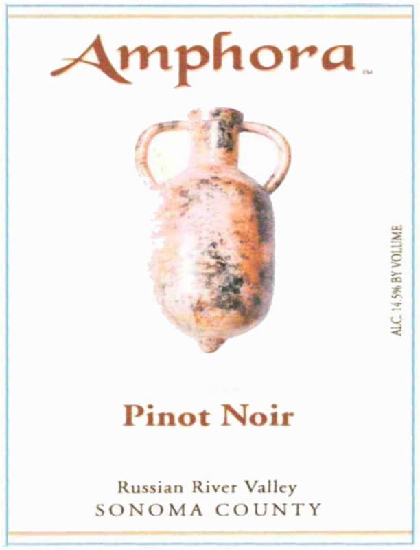 Amphora Wines Russian River Valley Pinot Noir 2007 Front Label