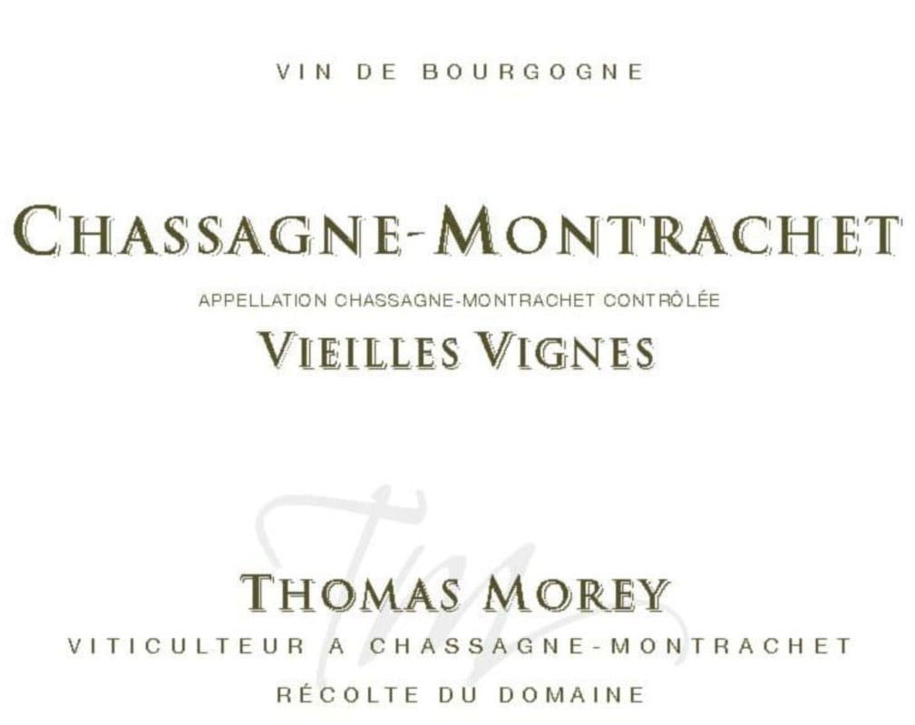 Domaine Thomas Morey Chassagne-Montrachet 2013 Front Label
