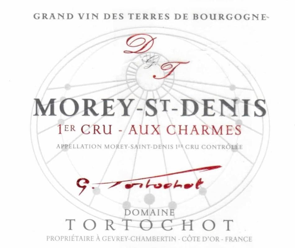 Domaine Tortochot Morey-St-Denis Aux Charmes Premier Cru 2012 Front Label