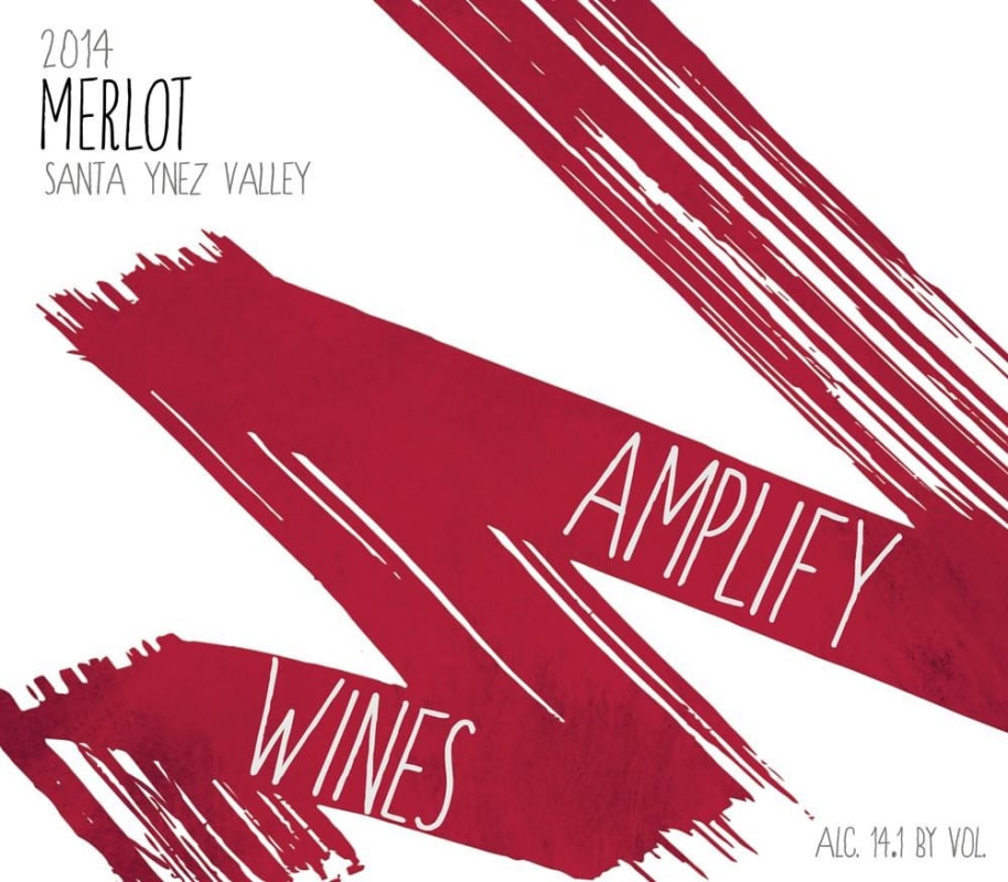 Amplify Wines Merlot 2014 Front Label