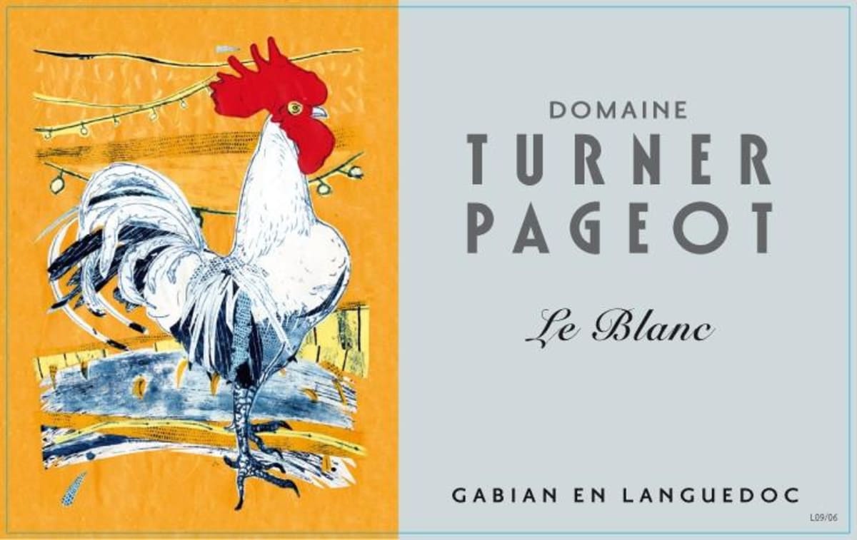 Domaine Turner Pageot Coteaux du Languedoc Le Blanc 2013 Front Label
