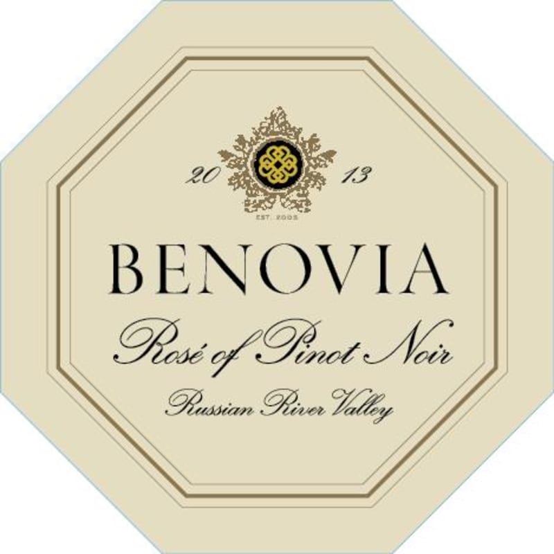 Benovia Rose of Pinot Noir 2013 Front Label