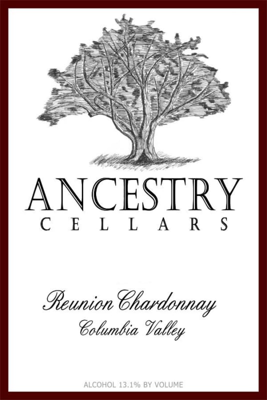 Ancestry Cellars Reunion Chardonnay 2014 Front Label