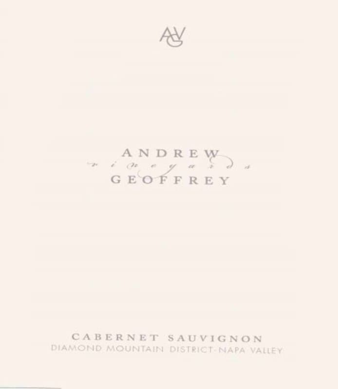 Andrew Geoffrey Vineyards Cabernet Sauvignon 2003 Front Label