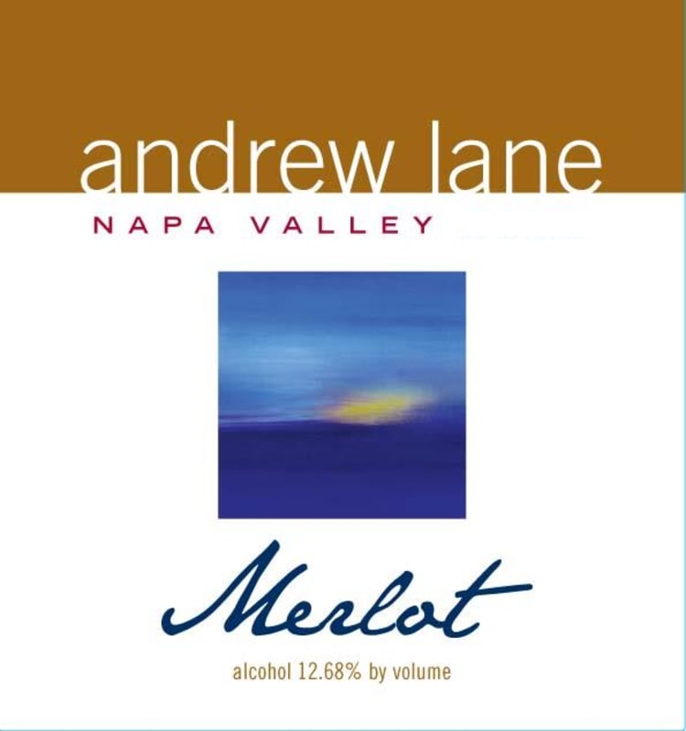 Andrew Lane Winery Merlot 2012 Front Label