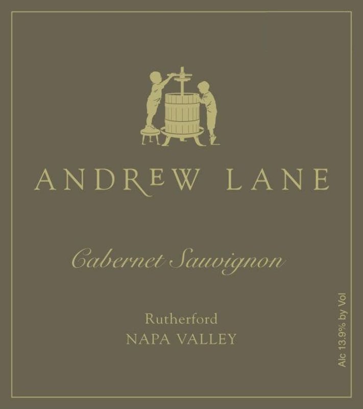 Andrew Lane Winery Cabernet Sauvignon 2010 Front Label